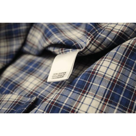 Cremieux Blue Plaid Button Down Shirt - Picture 7 of 8